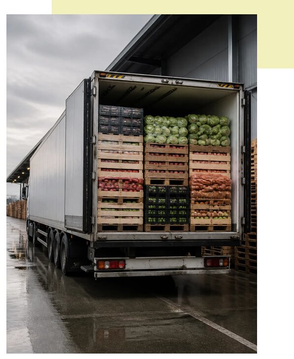 Перевозка плодоовощной продукции в Троицк по цене от 5156 р. | Агросервис-Трц
