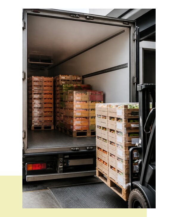 Перевозка сельхозпродукции на паллетах с доставкой в Троицк